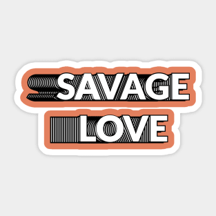 savage love bts Sticker